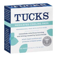 Hemorrhoid Relief Tucks® Pad 40 per Box 04138800732 Box of 40 04138800732 Tucks® 1161031_BX