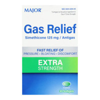 Gas Relief 125 mg Strength Softgel 30 per Box 00904699446 Carton/30