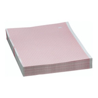 Diagnostic Recording Paper Marquette‚ Thermal Paper 8-1/2 x 11 Inch Z-Fold Red Grid 2009828-060 Case of 2400