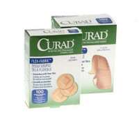 Adhesive Strip Comfort Cloth® 3/4 x 3 Inch Fabric Rectangle Tan Sterile NON25650 Box of 100 NON25650 Comfort Cloth® 470416_BX