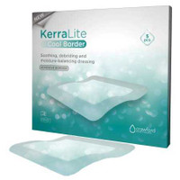 Hydrogel Wound Dressing KerraLite Cool® Border Sheet 4 x 4 Inch Sheet Sterile CWL1008 Case of 260 CWL1008 KerraLite Cool® Border 1189331_CS