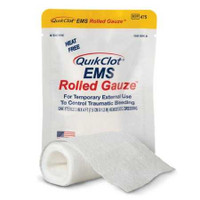 Hemostatic Dressing QuikClot® 3 Inch x 4 Foot 1 per Pack Sterile 475 Pack of 1 475 QuikClot® 1205344_EA