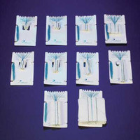 Surgical Neuro Sponge X-Ray Detectable Rayon 1 x 3 Inch 10 Count Pack Sterile 30-060 Case of 20 30-060 Deroyal 315909_CS