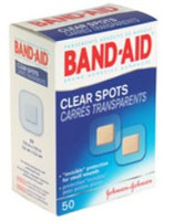 Adhesive Spot Bandage Band-Aid® 7/8 X 7/8 Inch Plastic Round Clear Sterile 38137004708 Box/1