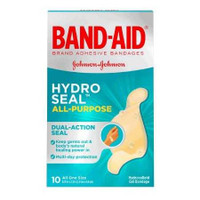 Waterproof Adhesive Strip Band-Aid® Hydro Seal™ 1.1 x 2.1 Inch Hydrocolloid Gel Oval Tan Sterile 381371174195 Case of 24 381371174195 Band-Aid® Hydro Seal™ 1190354_CS