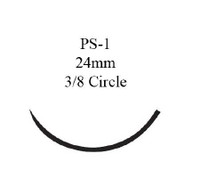 Absorbable Suture with Needle Monocryl™ Poliglecaprone PS-1 3/8 Circle Precision Reverse Cutting Needle Size 3 - 0 Monofilament Y936H Box of 36 Y936H Monocryl™ 217682_BX
