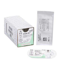 Nonabsorbable Suture with Needle Ethilon™ Nylon PS-3 3/8 Circle Reverse Cutting Needle Size 5 - 0 Monofilament 1668G Box of 12 1668G Ethilon™ 2999_BX