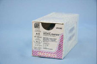 Absorbable Suture with Needle Coated Vicryl™ Rapide Polyglactin 910 PS-2 3/8 Circle Precision Reverse Cutting Needle Size 4 - 0 Braided VR496 Box of 12 VR496 Coated Vicryl™ Rapide 278267_BX