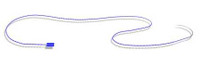 Absorbable Antibacterial Suture with Needle STRATAFIX™ Symmetric PDS® Plus Polydioxanone with Irgacare MP CTX 1/2 Circle Taper Point Needle Size 1 Monofilament SXPP1A400 Box of 12 SXPP1A400 STRATAFIX™ Symmetric PDS® Plus 1027231_BX