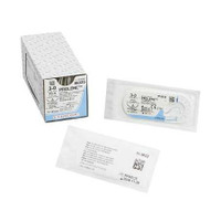 Nonabsorbable Suture with Needle Prolene™ Polypropylene PC-5 3/8 Circle Precision Conventional Cutting Needle Size 3 - 0 Monofilament 8632G Box of 12 8632G Prolene™ 129366_BX