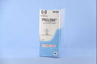 Nonabsorbable Suture with Needle Prolene™ Polypropylene BV 3/8 Circle Taper Point Needle Size 6 - 0 Monofilament 8610H Box of 36 8610H Prolene™ 116907_BX
