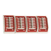 Adhesive Cartridge Style Ligating Clip Horizon™ Titanium Small Red Clip 24 Clips 001205 Box of 25 001205 Horizon™ 333846_BX