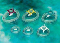 Anesthesia Mask Clear Comfort® Elongated Style Adult Medium Hook Ring 15808 Case of 30 15808 Clear Comfort® 356604_CS