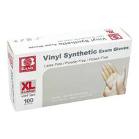 Exam Glove Basic® X-Large NonSterile Vinyl Standard Cuff Length Smooth White Not Rated 09112876762 Box of 1 09112876762 Basic® 1221123_BX