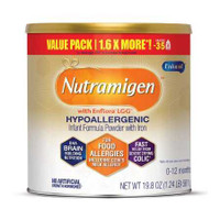 Infant Formula Nutramigen® with Probiotic LGG® Unflavored 19.8 oz. Can Powder Iron Cow's Milk Allergy 897301 Pack of 1 897301 Nutramigen® with Probiotic LGG® 1167165_EA