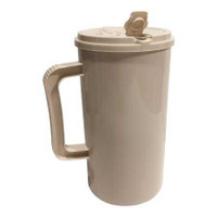 Drinking Mug 32 oz. Gray Plastic Reusable H205-11 Case of 40 H205-11 MEDEGEN MEDICAL PRODUCTS LLC 1227645_CS