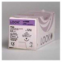 Absorbable Suture with Needle PolySyn™ Polyglycolic Acid C-7 3/8 Circle Reverse Cutting Needle Size 4 - 0 Braided 441B Box of 12 441B PolySyn™ 449311_BX