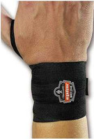 ProFlex ProFlex Wrist Support Wrap Around with Thumb Loop, One Size, Black, Small / Medium, Pack of 6 72222 ProFlex® 420 724789_PK