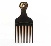 Hair Pick Cardinal Medium Black Polypropylene 4275DP BLACK Case/720 31620- Cardinal Comb & Brush 580873_CS
