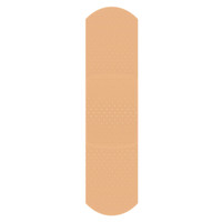 Adhesive Strip Dynarex3/4 X 3 Inch Plastic Rectangle Tan Sterile 3601 Case/24 421-10-HST Dynarex 575254_CS
