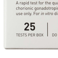 Rapid Diagnostic Test Kit McKesson Consult hCG Pregnancy Test Urine Sample CLIA Waived 25 Tests 5000 KT/1 5000 MCK BRAND 951311_KT