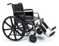 Bariatric Wheelchair Traveler HD Extra Heavy Duty Removable Full Arm Mag Black 24 Inch 500 lbs. 3G010540 Each/1 3G010540 GRAHAM-FIELD, INCORPORATED 723785_EA