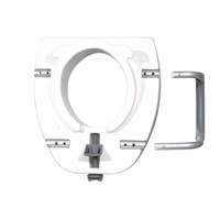 Raised Toilet Seat 4.5 Inch White 300 lbs. 12013 Each/1 12013 DRIVE MEDICAL DESIGN & MFG 648139_EA