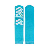 Slipper Socks McKesson Paw Prints One Size Fits Most Teal Above the Ankle 40-1069 Pair/1 40-1069 MCK BRAND 475019_PR