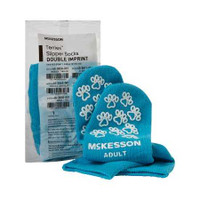 Slipper Socks McKesson Terries Adult Teal Above the Ankle 40-3828-001 Pair/2 40-3828-001 MCK BRAND 558994_PR