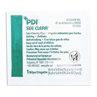 See Clear Eye Glass Cleaning Wipes D25431 Case/1440 D25431 PDI/NICE-PAK 286830_CS