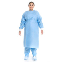 Protective Procedure Gown One Size Fits Most Blue Unisex NonSterile 69025 Case/60 69025 HALYARD SALES LLC 342890_CS