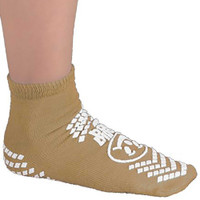 Slipper Socks Pillow Paws Adult X-Large Tan Ankle High 1097-001 Pair/1 1097-001 PRINCIPAL BUSINESS ENT., INC. 483417_PR