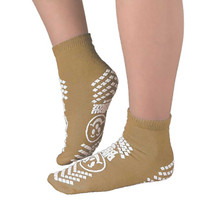 Slipper Socks Pillow Paws Adult X-Large Tan Ankle High 1097-001 Pair/1 1097-001 PRINCIPAL BUSINESS ENT., INC. 483417_PR
