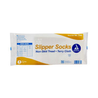 Slipper Socks Soft Sole X-Large Beige Ankle High 2183 Case/48 2183 DYNAREX CORP. 826646_CS