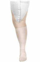 Anti-embolism Stockings CAP Thigh-high Small Regular White Inspection Toe 611 Pair/2 611 CAROLON CO 209604_PR