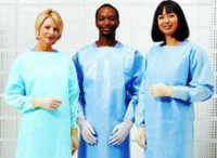 Over-the-Head Protective Procedure Gown One Size Fits Most Blue Unisex NonSterile 4201PG Case/100 4201PG CARDINAL HEALTH 471824_CS