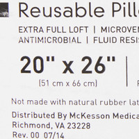 Bed Pillow McKesson 20 X 26 Inch White Reusable 41-2026-WXF Each/1 41-2026-WXF MCK BRAND 939586_EA