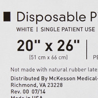 Bed Pillow McKesson 20 X 26 Inch White Disposable 41-2026-F Each/1 41-2026-F MCK BRAND 939585_EA