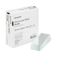 Microscope Slide McKesson 1 X 3 Inch X 1 mm Plain 16-7131 Case/1440 16-7131 MCK BRAND 464497_CS