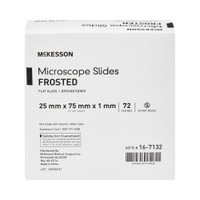 Microscope Slide McKesson 1 X 3 Inch X 1 mm Frosted End 16-7132 Case/1440 16-7132 MCK BRAND 464498_CS