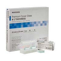 Cover Glass McKesson Square 2 Thickness 22 X 22 mm 70-1122MCK Box/10 70-1122MCK MCK BRAND 938365_BX