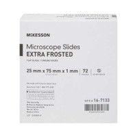 Microscope Slide McKesson 1 X 3 Inch X 1 mm Extra-Frosted 16-7133 Case/1440 16-7133 MCK BRAND 464499_CS