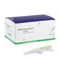 BD Vacutainer Eclipse Blood Collection Needle 21 Gauge 1-1/4 Inch Needle Length Safety Needle Without Tubing Sterile 368607 Box/48 368607 BECTON-DICKINSON 373902_BX