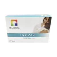 Rapid Diagnostic Test Kit QuickVue One-Step hCG Pregnancy Test Urine Sample CLIA Waived 25 Tests 20109 KT/25 20109 QUIDEL CORPORATION 450296_KT