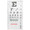 Eye Test Chart McKesson 20 Feet Snellen 63-3050 BG/5 63-3050 MCK BRAND 1038457_BG