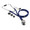 Sprague - Rappaport Stethoscope McKesson LUMEON Navy 2-Tube 22 Inch Tube Double Sided Chestpiece 01-641NGM Each/1 01-641NGM MCK BRAND 992843_EA