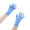 Exam Glove McKesson Confiderm 3.5C NonSterile Blue Powder Free Nitrile Ambidextrous Textured Fingertips Chemo Tested X-Small 14-6972C Box/200 14-6972C MCK BRAND 765873_BX