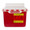 Multi-purpose Sharps Container 1-Piece 10.75H X 10.75W X 4D Inch 5.4 Quart Red Base Horizontal Entry Lid 305517 Each/1 305517 BECTON-DICKINSON 371481_EA