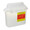 Multi-purpose Sharps Container 1-Piece 10.75H X 10.75W X 4D Inch 5.4 Quart Translucent White Base Horizontal Entry Lid 305551 Case/20 305551 BECTON-DICKINSON 367439_CS