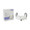 Raised Toilet Seat McKesson 5 Inch White 300 lbs. 146-RTL12027RA Each/1 MCK BRAND 1065229_EA